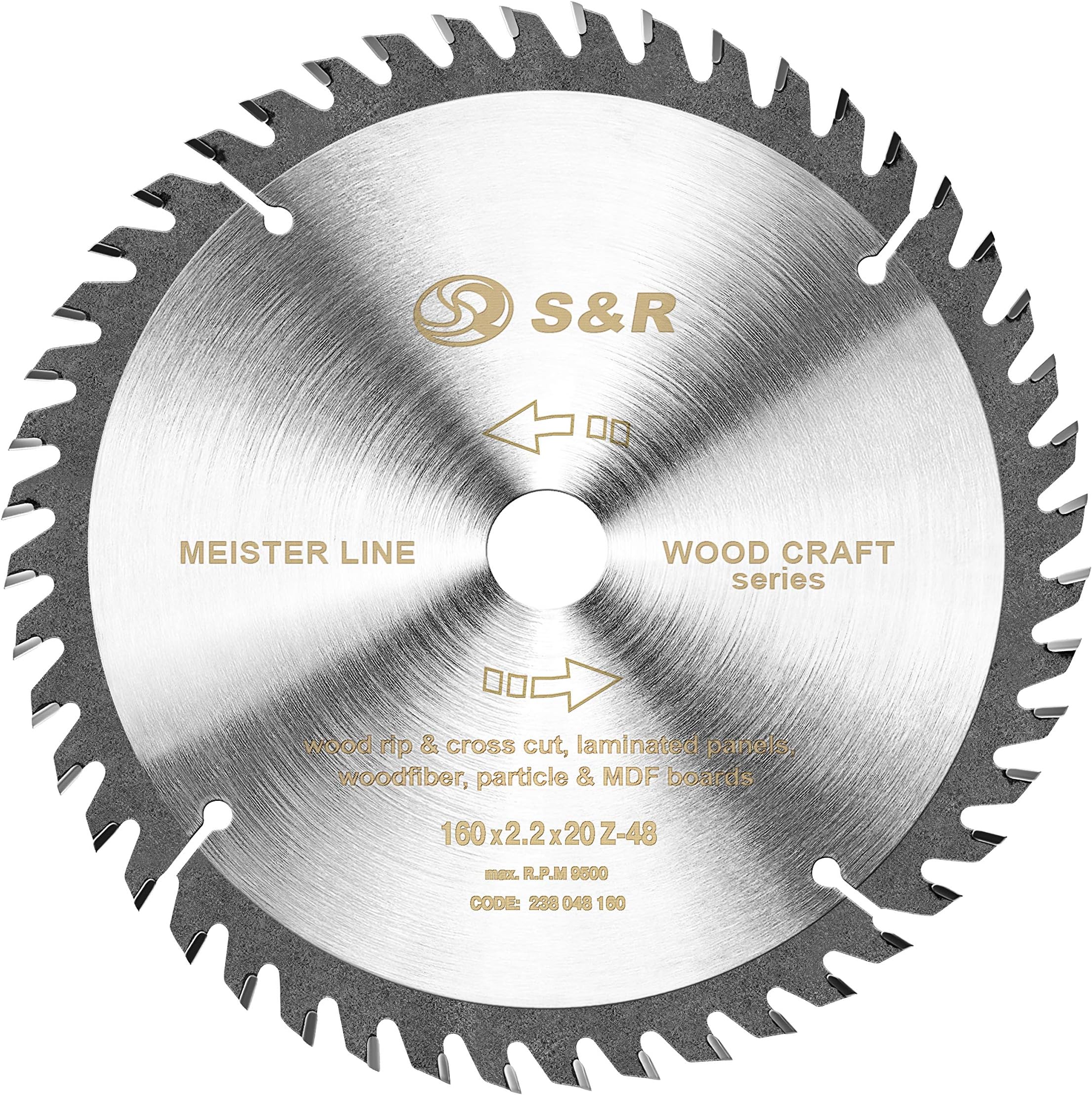 kwb Kreissägeblatt 160 x 16 mm, sehr feiner Schnitt, Sägeblatt geeignet ...